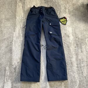Black Crows Corpus Ski Snow Pants Womens Small Navy GORE-TEX Insulated Recco New
